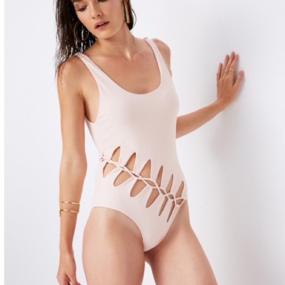 Tularosa Pink One Piece Swimsuit